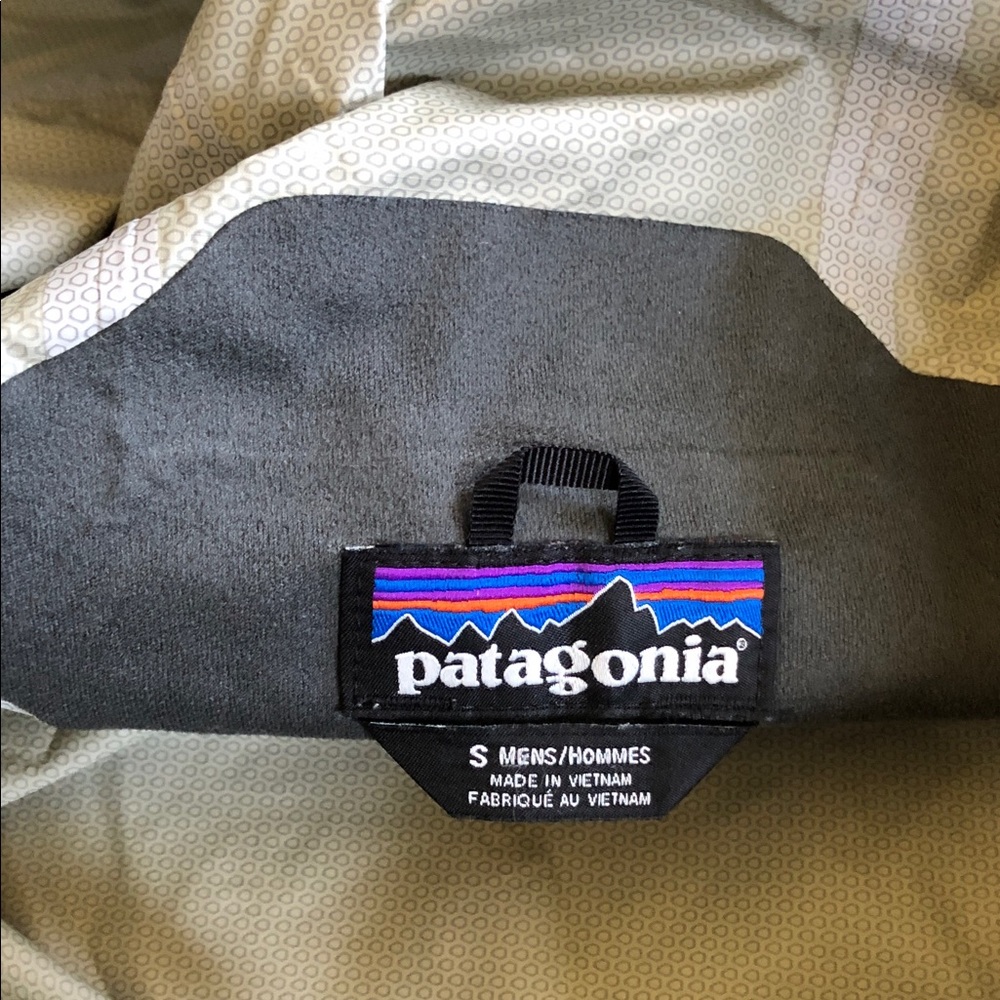 Patagonia Torrentshell Rain Windbreaker Gray Jacket H2NO Small - Picture 8 of 12